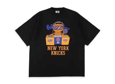 WIND AND SEA x Parappa The Rapper x Knicks Tee "Black"