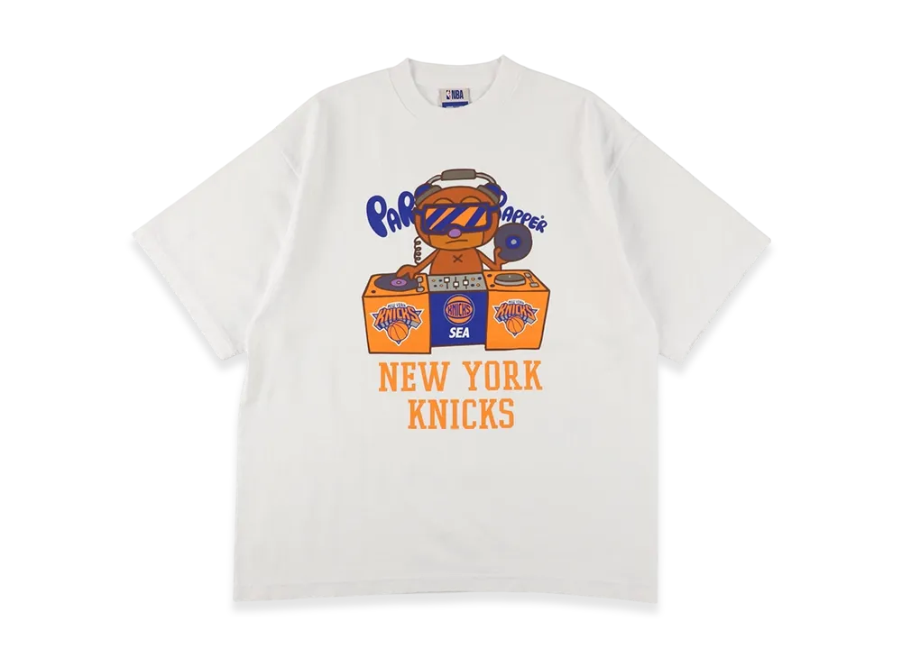 WIND AND SEA x Parappa The Rapper x Knicks Tee "White"