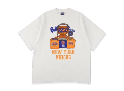 WIND AND SEA x Parappa The Rapper x Knicks Tee "White"