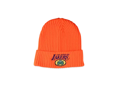 WIND AND SEA x Parappa The Rapper x NBA LAKERS Knit Cap "Orange"