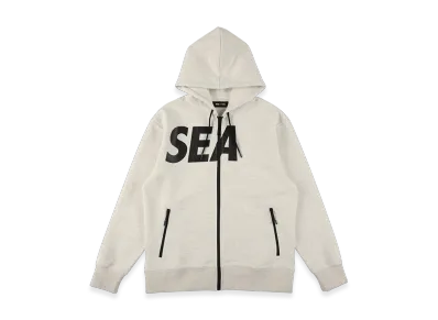 WIND AND SEA SIG Tech Fleece Zip-Up Hooded Shirt "Ash"