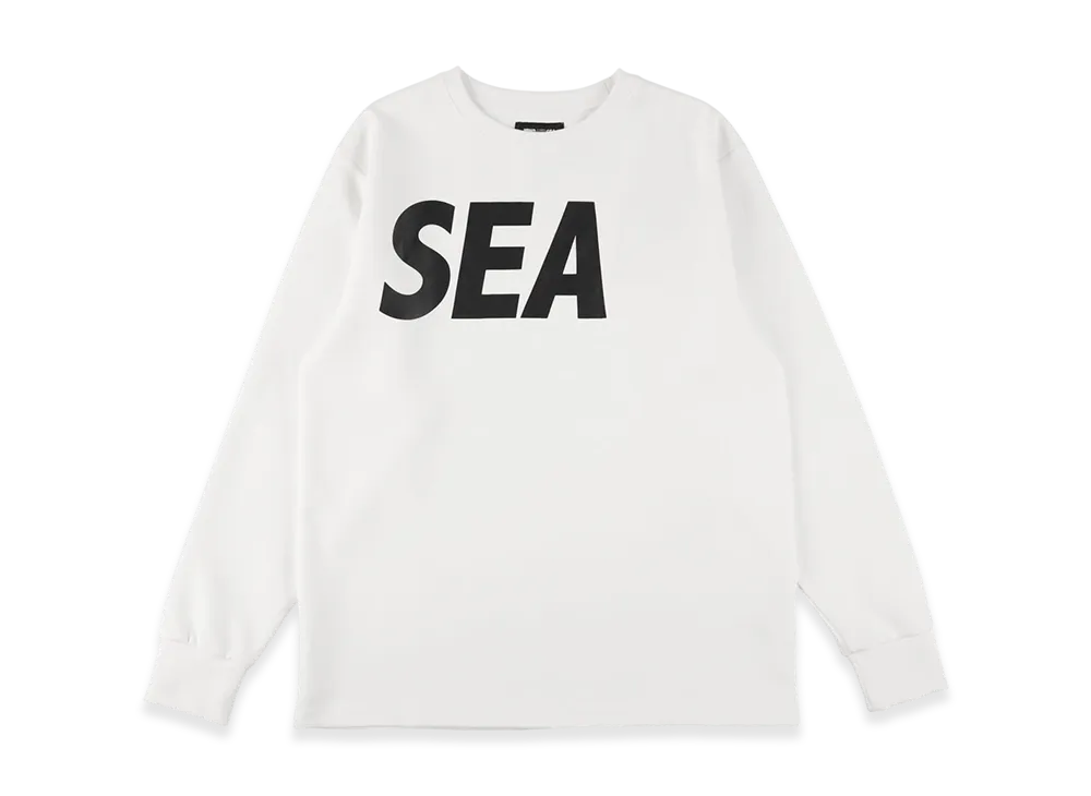 WIND AND SEA SIG L/S Tee "White"