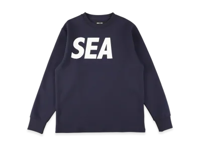 WIND AND SEA SIG L/S Tee "Navy"