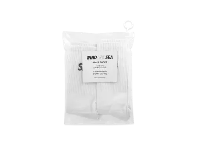 WIND AND SEA 2P Socks "White"