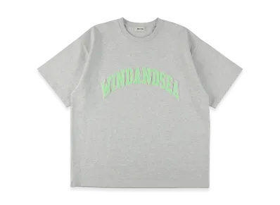 WIND AND SEA Sagara Embroidery College Logo Tee "Gray"