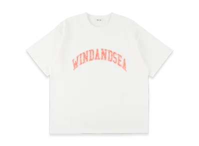 WIND AND SEA Sagara Embroidery College Logo Tee "White"
