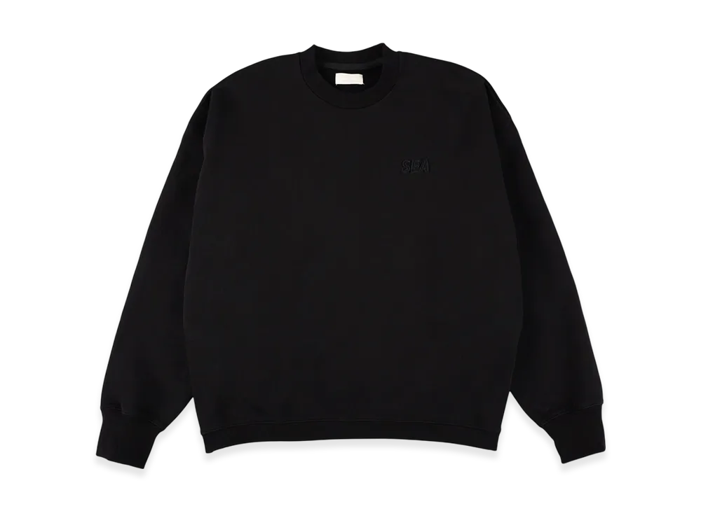 WIND AND SEA Cozy Crewneck Sweatshirt "Black"