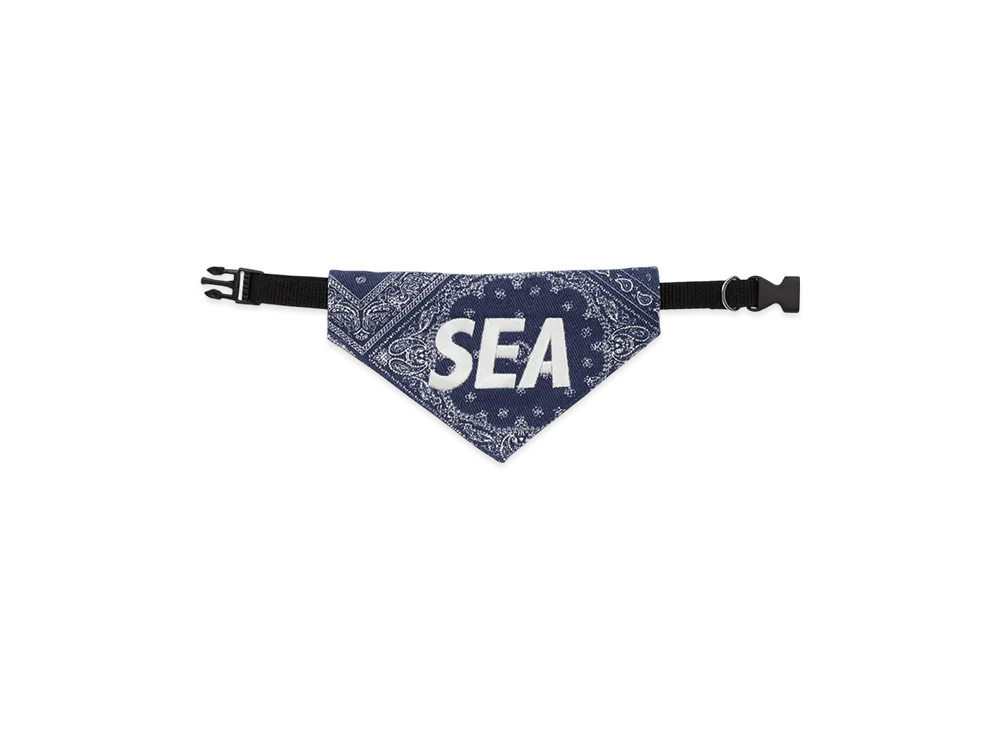 WIND AND SEA DOG BANDANA "Navy"