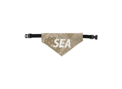 WIND AND SEA DOG BANDANA "Beige"