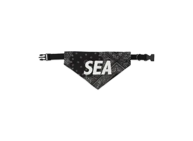 WIND AND SEA DOG BANDANA "Black"