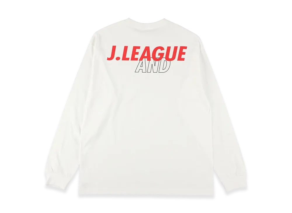 WIND AND SEA x J.LEAGUE L/S Tee "White"
