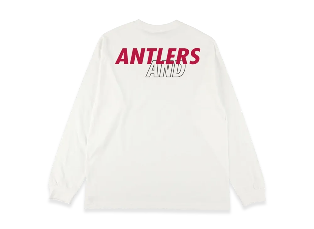 WIND AND SEA x J.LEAGUE ANTLERS L/S Tee "White"