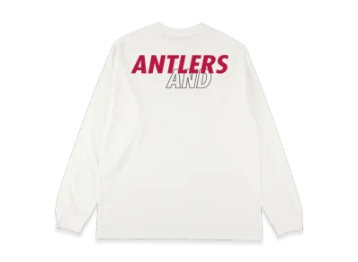WIND AND SEA x J.LEAGUE ANTLERS L/S Tee "White"