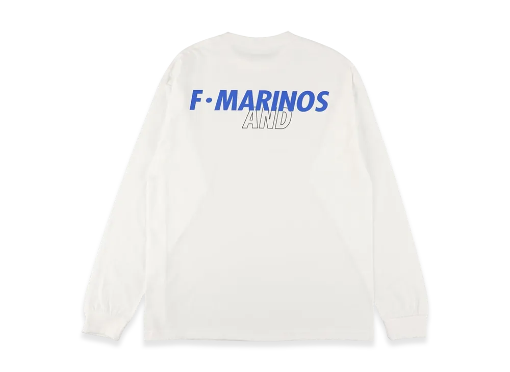 WIND AND SEA x J.LEAGUE F MARINOS L/S Tee "White"