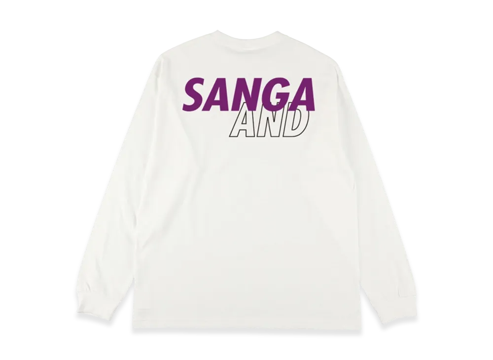 WIND AND SEA x J.LEAGUE SANGA L/S Tee "White"
