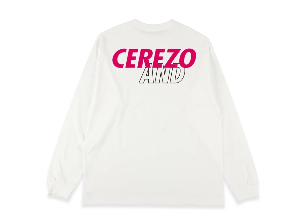 WIND AND SEA x J.LEAGUE CEREZO L/S Tee "White"