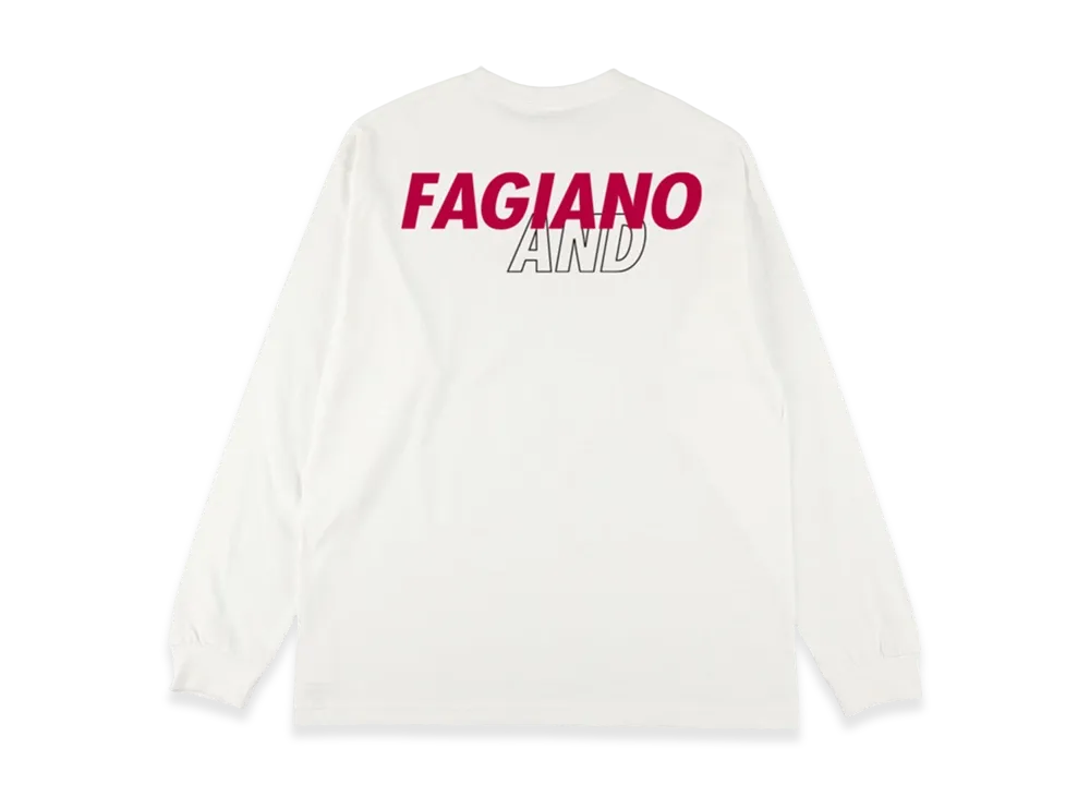 WIND AND SEA x J.LEAGUE FAGIANO L/S Tee "White"