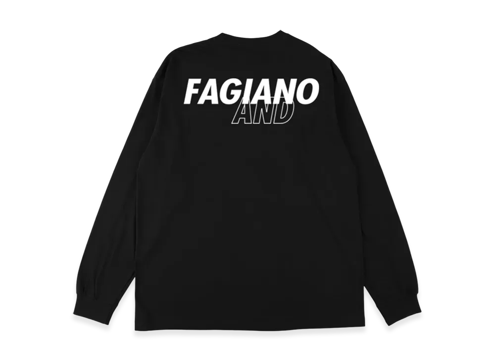 WIND AND SEA x J.LEAGUE FAGIANO L/S Tee "Black"