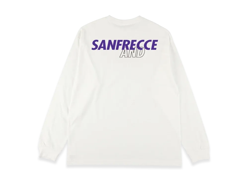 WIND AND SEA x J.LEAGUE SANFRECCE L/S Tee "White"