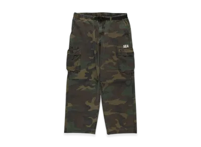 WIND AND SEA Wide Leg Cargo Pants "Camo"