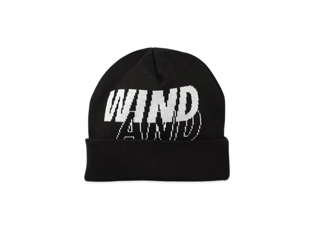 WIND AND SEA Sea Knit Cap "Black"