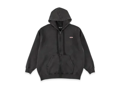 WIND AND SEA Pigment Zip Up Sweatshirt "Black"