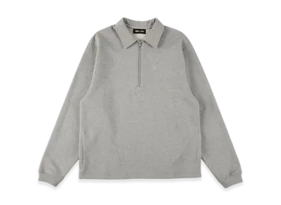 WIND AND SEA Half Zip Sweatshirt "Ash"