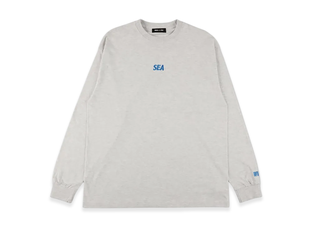SEA Crew neck / Ash_White