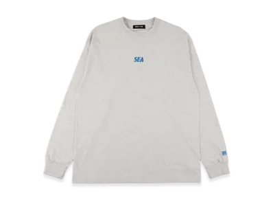 WIND AND SEA OG Small SEA Logo L/S Tee "Ash"