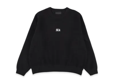 WIND AND SEA Mole Knit Crewneck Sweatshirt "Black"