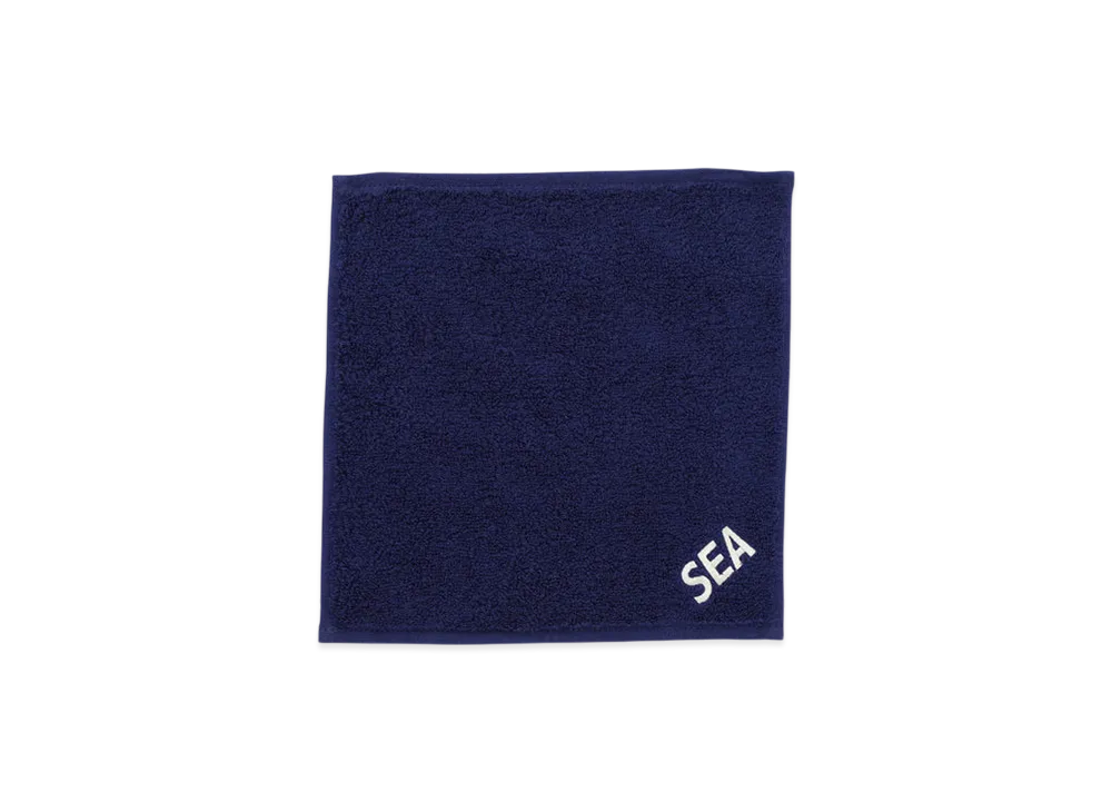 WIND AND SEA Sea Hand Towel "Navy"