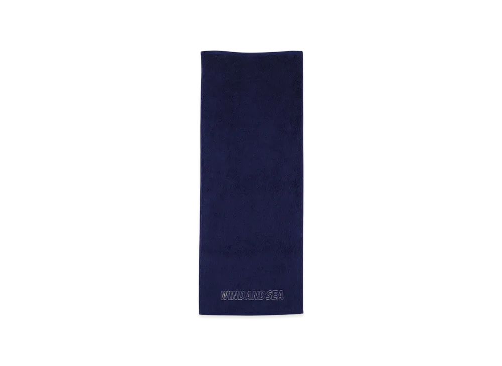 WIND AND SEA Sea Face Towel "Navy"