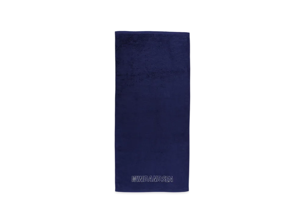 WIND AND SEA Sea Bath Towel "Navy"