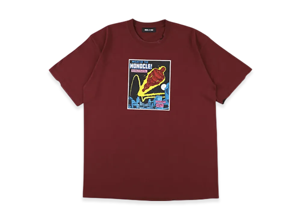 WIND AND SEA x MARVEL Human Torch Burnt Tee "Burgundy"