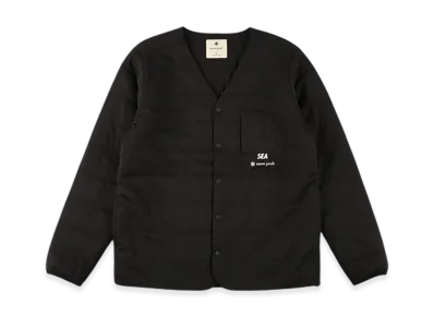 WIND AND SEA x Snow Peak Flexible Insulated Cardigan "Black"