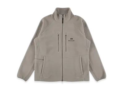 WIND AND SEA x Snow Peak Water-Repellent Fleece Jacket "Light Gray"