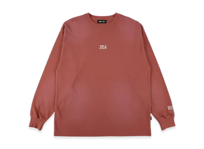 WIND AND SEA Sulfur Dyeing Logo L/S Tee "Red"