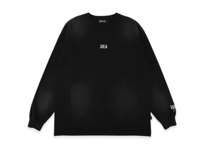 WIND AND SEA Sulfur Dyeing Logo L/S Tee "Black"