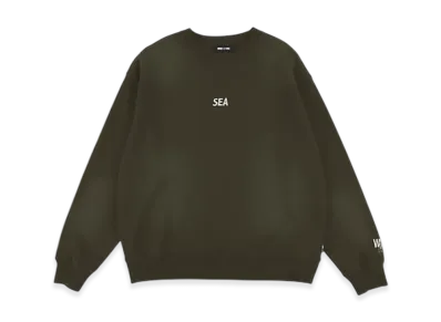 WIND AND SEA Sulfur Dyeing Logo Crewneck Sweatshirt "Brown"