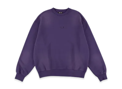 WIND AND SEA Sulfur Dyeing Logo Crewneck Sweatshirt "Purple"