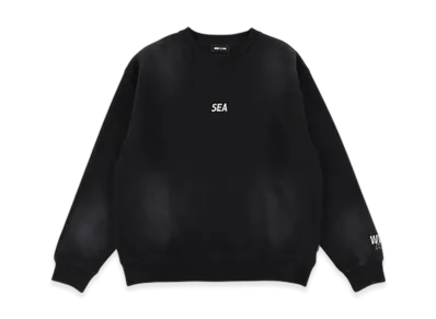 WIND AND SEA Sulfur Dyeing Logo Crewneck Sweatshirt "Black"