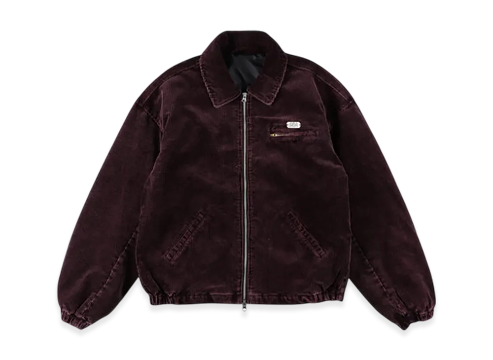 WIND AND SEA Wash Corduroy Jacket "Wine"