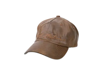 WIND AND SEA Syntetic Leather Cap "Brown"