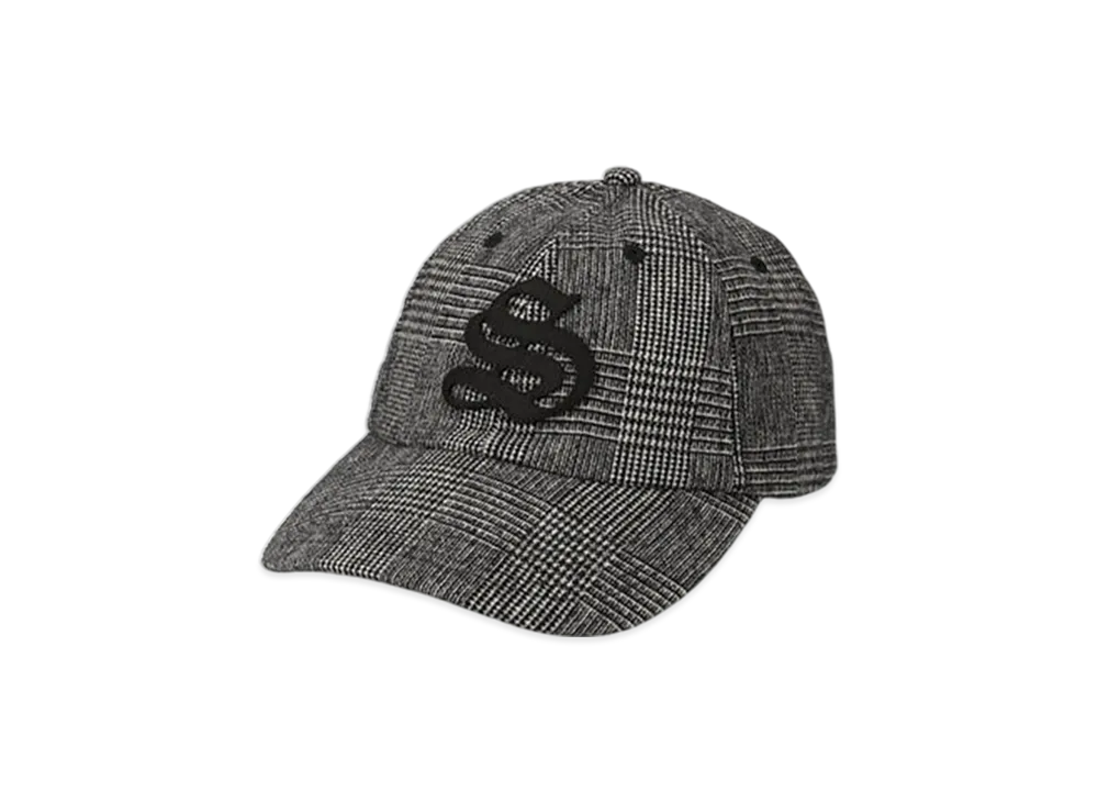 WIND AND SEA Patch Melton Cap "Gray Plaid"