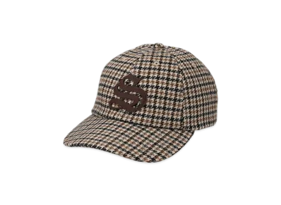 WIND AND SEA Patch Melton Cap "Beige Praid"