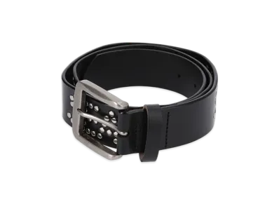 WIND AND SEA Studded Leather Belt "Black"