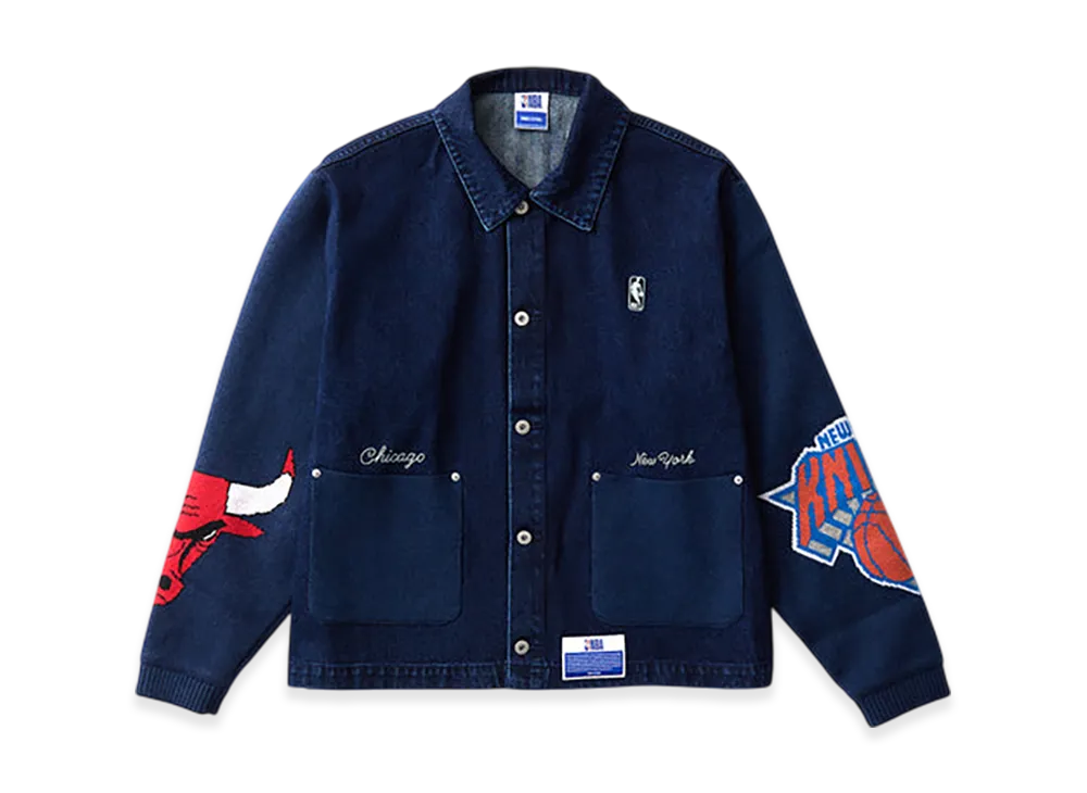 WIND AND SEA x NBA Jacquard Knit Combo Jacket 