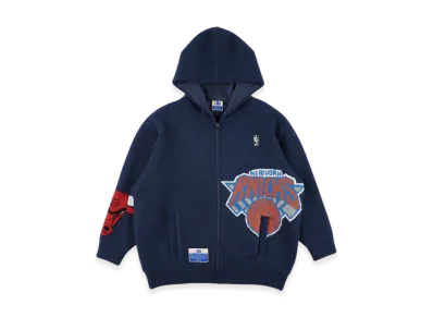WIND AND SEA x NBA Jacquard Knit Hoodie "Bulls Knicks"