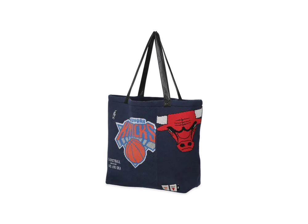 WIND AND SEA x NBA Jacquard Knit Carryall Bag "Bulls Knicks"