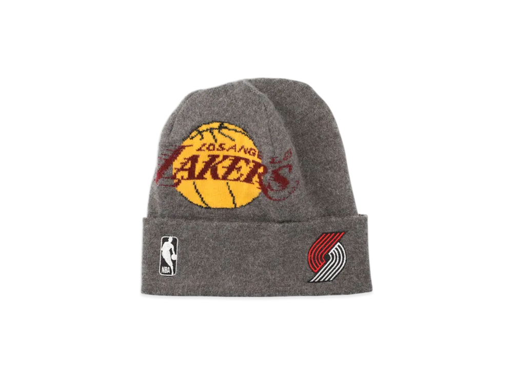 WIND AND SEA x NBA Jacquard Knit Cap "Lakers Blazers"